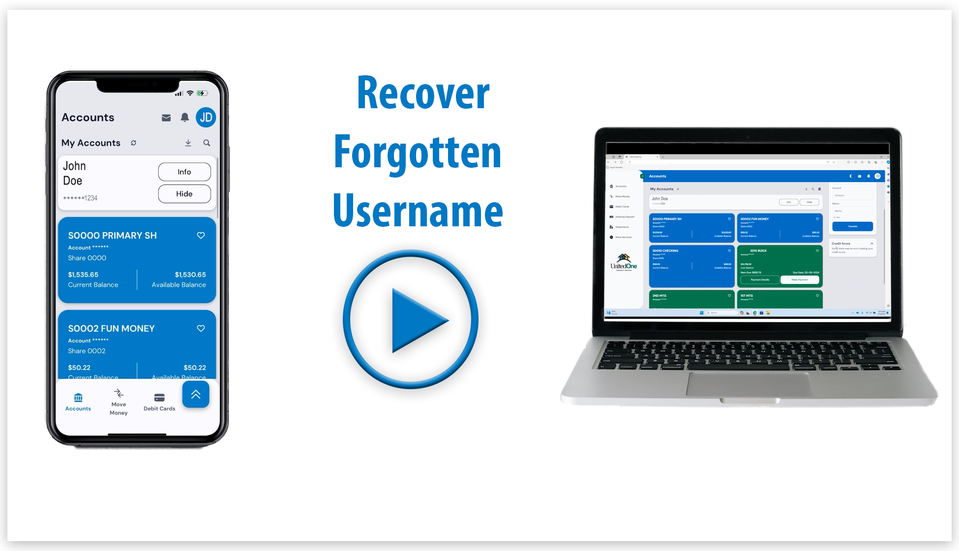 Recover Forgotten Username Video Thumbnail